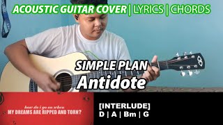 Simple Plan  Antidote  Acoustic Cover  Lyrics  Chords [upl. by Ameer373]