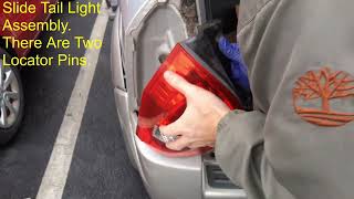 How to Change All Tail Light Bulbs on a Hyundai Tucson 2006 shown Includes Turn signal Brake etc [upl. by Archer]