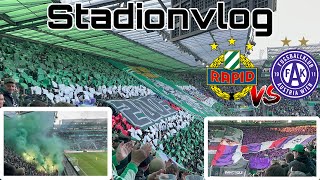 SK RAPID 30 FK AUSTRIA  342 Wiener Derby 🔥  Stadionvlog 🏟️ [upl. by Dela]