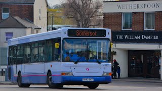 Epic Thrash amp Loud Voith First South West Transbus Dart SLFTransbus Pointer 2 43906 SK52 OKF [upl. by Rdnaskela616]