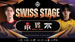 FIL M6 Swiss Stage Day 4  BTK vs FNOP Game 1 [upl. by Orips]