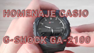 Cómo ajustar la hora en un reloj homenaje al Casio GA 2100 sin corona ¡fácil y rápido [upl. by Atiuqahc]