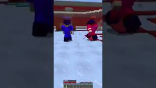 Scoring in Ice Hockey on Minecraft minecraft minecraftminigames [upl. by Naivart]