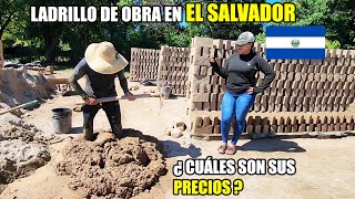 ESTOS SON LOS PRECIOS DEL LADRILLO DE OBRA EN EL SALVADOR 😱 MIRA QUE BARATO [upl. by Rawdin5]