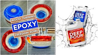 How to Make Epoxy Resin Bowl with Epoxy for Wood Turning  DIY Epoxy [upl. by Dripps]