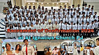 Memorable Celebration of Sacrament of Confirmation at St Ignatius Church PJ P12 [upl. by Poppy]