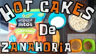 Hot cakes de avena y zanahoria para bebés de 6 meses en adelante [upl. by Conah233]