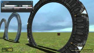 Garrys Mod  Stargate with Group System  new sound for nox dialling [upl. by Ahsinot876]