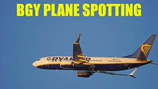 BGY MILAN BERGAMO AIRPORT  PLANE SPOTTING  TAKEOFFS AND LANDINGS  RYANAIR [upl. by Shurlocke332]