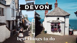 Things to Do in Devon Clovelly Village and Secret Cafe on Barricane Beach Travel Vlog [upl. by Nonad]