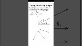 Complementary Angle  LINES AND ANGLES  CLASS 9  9th  exam basicmath education mathematics [upl. by Sosna593]