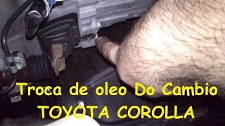 Como trocar óleo de Cambio Toyota Corolla 2004 [upl. by Benny602]