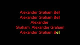 Sweet  Alexander Graham Bell Karaoke [upl. by Adlay]