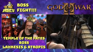 Highlight God of War II  Temple of the Fates Boss  Lahkesis amp Atropis [upl. by Dareen]