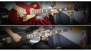 Birthday  The Beatles Guitar And Bass Cover Remake  Fender Jazz Bass  Les Paul Lucy [upl. by Pfaff]