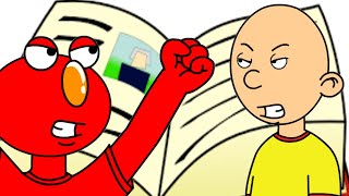 Caillou and Elmo Write Mean Stories About Each Other in Storybook WeaverGrounded [upl. by Ymma93]