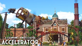 Planet Coaster 2  Accelerator Timelapse  POV  Blueprint [upl. by Imefulo]