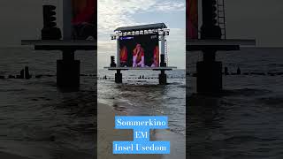 EM  Sommerkino am und im MEER  Seebrücke Heringsdorf  Insel Usedom [upl. by Eylsel518]