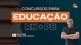 Concursos da educação RN e PB Português [upl. by Bysshe]