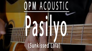 Pasilyo  OPM Acoustic karaoke [upl. by Oliviero]