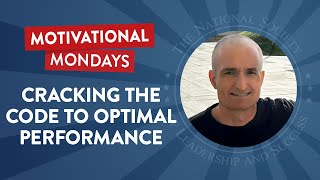 Cracking the Code to Optimal Performance Feat Adolfo Gomez Sanchez  NSLS Motivational Mondays [upl. by Quenby]