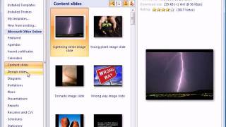 PowerPoint 2007  Start with a Template [upl. by Everick]