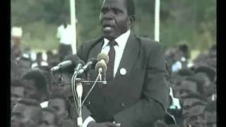 1993  Foloma Mwale of MCP Mchinji  Speech Against Multi Party System [upl. by Dollie]