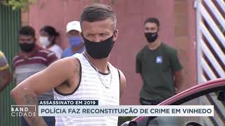 Assassinato em 2019 polícia faz reconstituição de crime em Vinhedo [upl. by Halden]