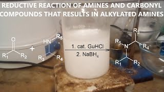 Reductive alkylation of amines [upl. by Ilsel]