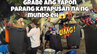 Dumpster diving in spain GALIT NA GALIT SILA MAGTAPON  jezvlog [upl. by Kazimir]