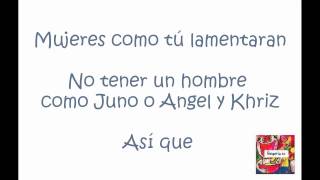 Me veo mejor sin ti Remix  Juno Feat Khriz y Angel Lyrics [upl. by Ahsika990]