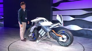 YAMAHA MOTOROiD  The SelfDriving Motorcyle 2017 Tokyo Motor Show Japan Vlog 82 [upl. by Oruasi558]