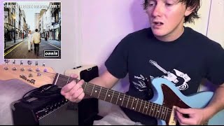 Bonehead’s Bank Holiday  Oasis Guitar lesson  Tutorial [upl. by Nomyaw185]