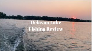 Delavan Lake Walworth County WI Fishing Review [upl. by Ronyam]