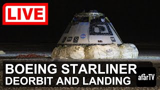 Deorbit and Landing of the BoeingNASA Starliner [upl. by Michal]