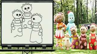 The Tombliboos  In the Night Garden  How to Draw Tombliboos  Enn Ooo Eee  Video [upl. by Payton]