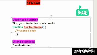 Function in Javascript Hindi Part 01 fuction javascript [upl. by Annasiul948]