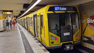 UBahn Berlin  Mitfahrt in der U7 von Haselhorst bis Wilmersdorfer Straße im H97 50141 [upl. by Eudocia774]