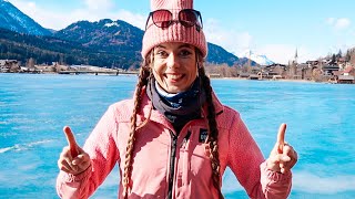 Eislaufen am Weissensee Der größte Natureisplatz der Alpen [upl. by Jenilee]