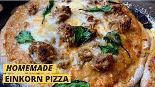 Homemade Einkorn Pizza [upl. by Twila]