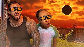 SURVIVING THE SOLAR ECLIPSE ☀️🌗 2024 [upl. by Enoved725]