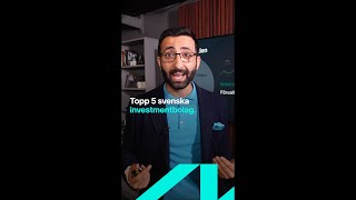 Topp 5 svenska investmentbolag 💼 [upl. by Alexandre]