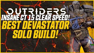 TOP TREE Devastator is INSANE CRAZY CLEAR SPEED  Outriders Best Devastator Build [upl. by Llertniuq480]