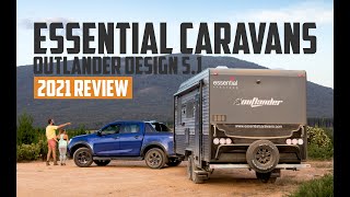 Essential Caravans Outlander Design 51  2021 Review [upl. by Ardnaskela]