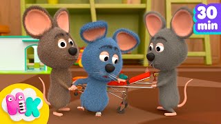 Zum Pa Pa c’est une petite souris 🐭 Chansons pour Enfants  HeyKids en Français [upl. by Inus]