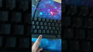 Razer Huntsman mini purple switch sound test asmr razer [upl. by Norda]