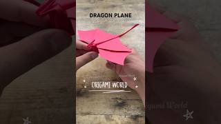 DIY ORIGAMI FLYING DRAGON PLANE  DRAGON PAPER PLANE FLIES FAR INSTRUCTIONS  ORIGAMI DRAGON PLANE [upl. by Nnitsuj]