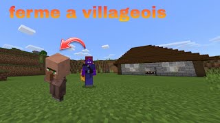 COMMENT FAIRE REPRODUIRE LES VILLAGEOIS SUR MINECRAFT BEDROCK ÉDITION [upl. by Ashelman376]