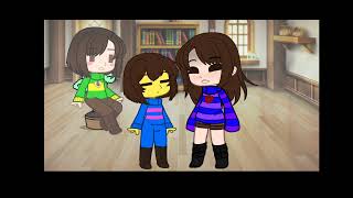 Canon Frisk and Chara meet Fanon Frisk ✨ [upl. by Kcirdled]