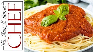 How to Make Homemade Spaghetti Sauce [upl. by Nareht]